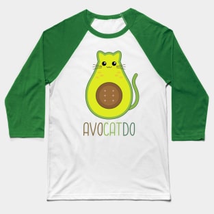 Avocado Cat (AvoCATdo) Baseball T-Shirt